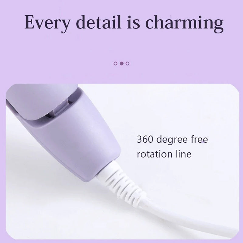 Meyrille WaveLuxe™ French Curling Iron: Effortless, Chic Waves in Minutes