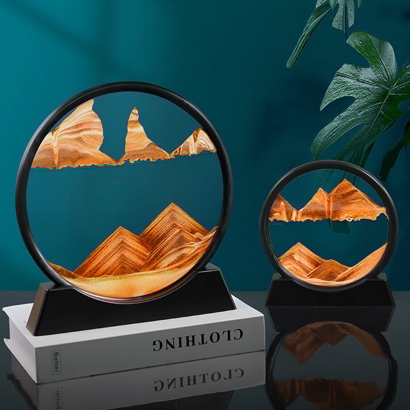 MeyHome™ Serenity Hourglass - Eye-Friendly Decor for Relaxation and Harmony 🌟
