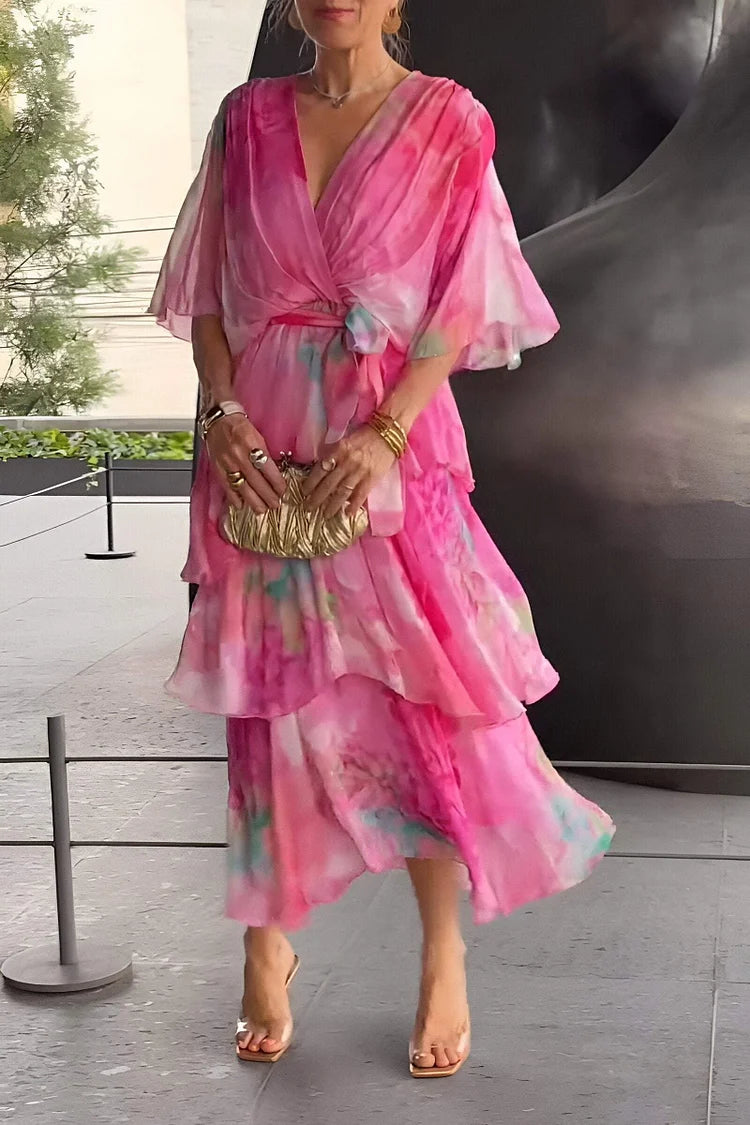 MeyChic™ Elegant Chiffon Dress | Grace in Every Step