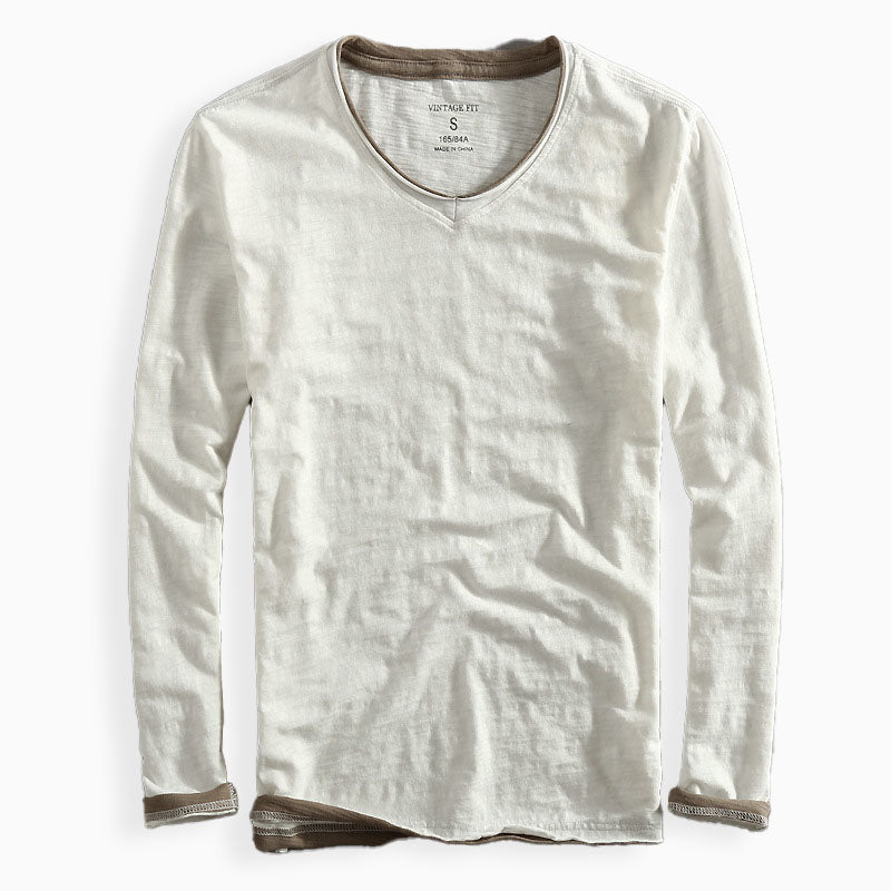 Kaito Cotton Long-Sleeve Shirt