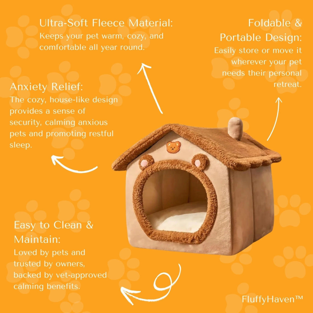 FluffyHaven™ – The Coziest Retreat Your Pet Will Ever Love!