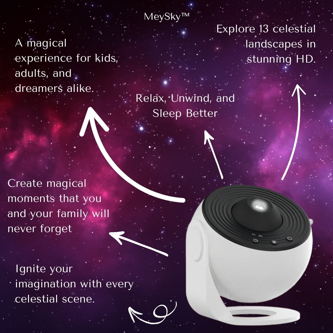 MeySky™ – Starry Sky Projector | The Ultimate Star Projector for Cosmic Relaxation