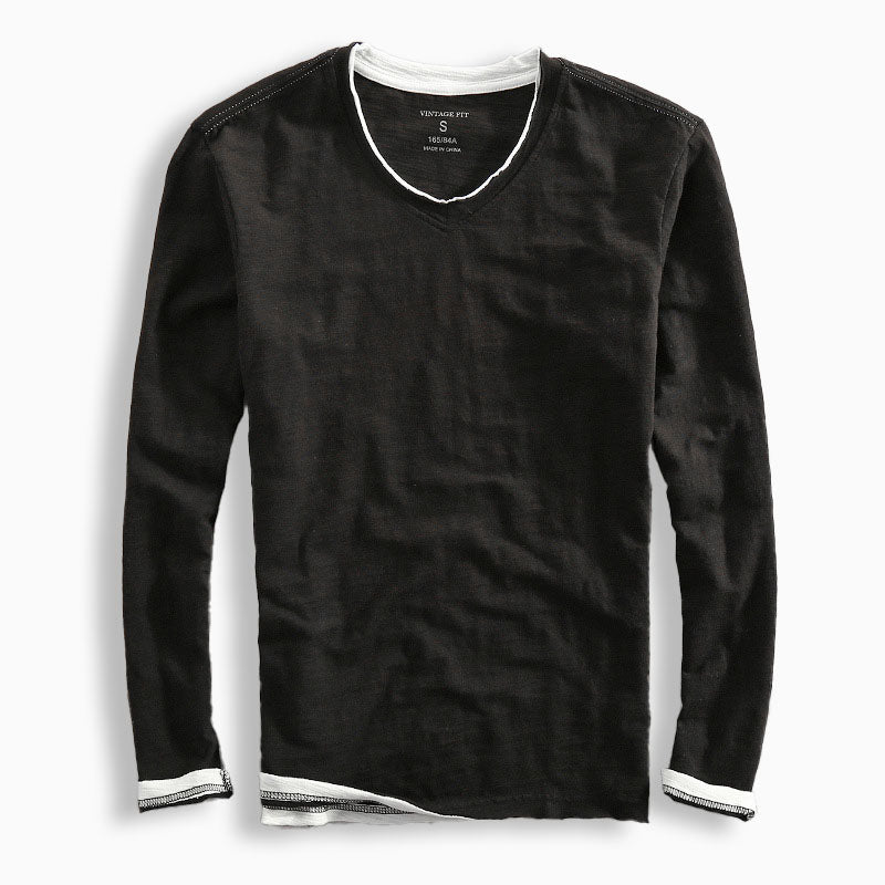 Kaito Cotton Long-Sleeve Shirt