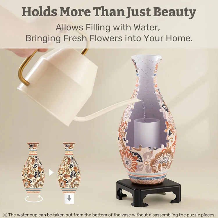 MeyVase™ Decorative 3D Art Puzzle Vase – Craft Your Masterpiece, Elevate Your Space