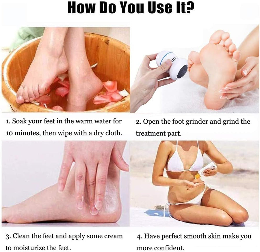 MeySmooth™ Electric Foot Grinder – The Ultimate Foot Care Tool You Didn't Know You Needed!