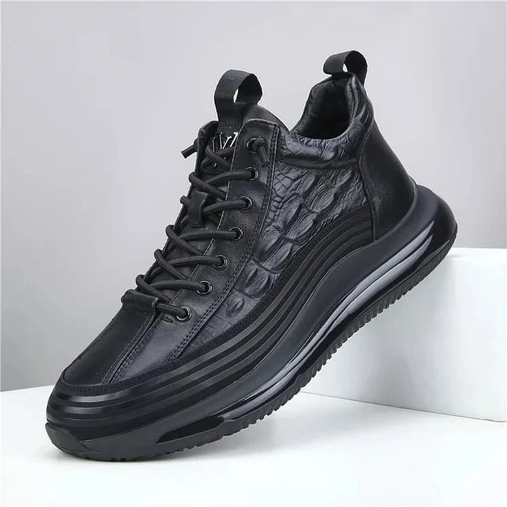 MeyStride™ - Premium Croc-Embossed Sneakers | Step Into Effortless Style and Confidence