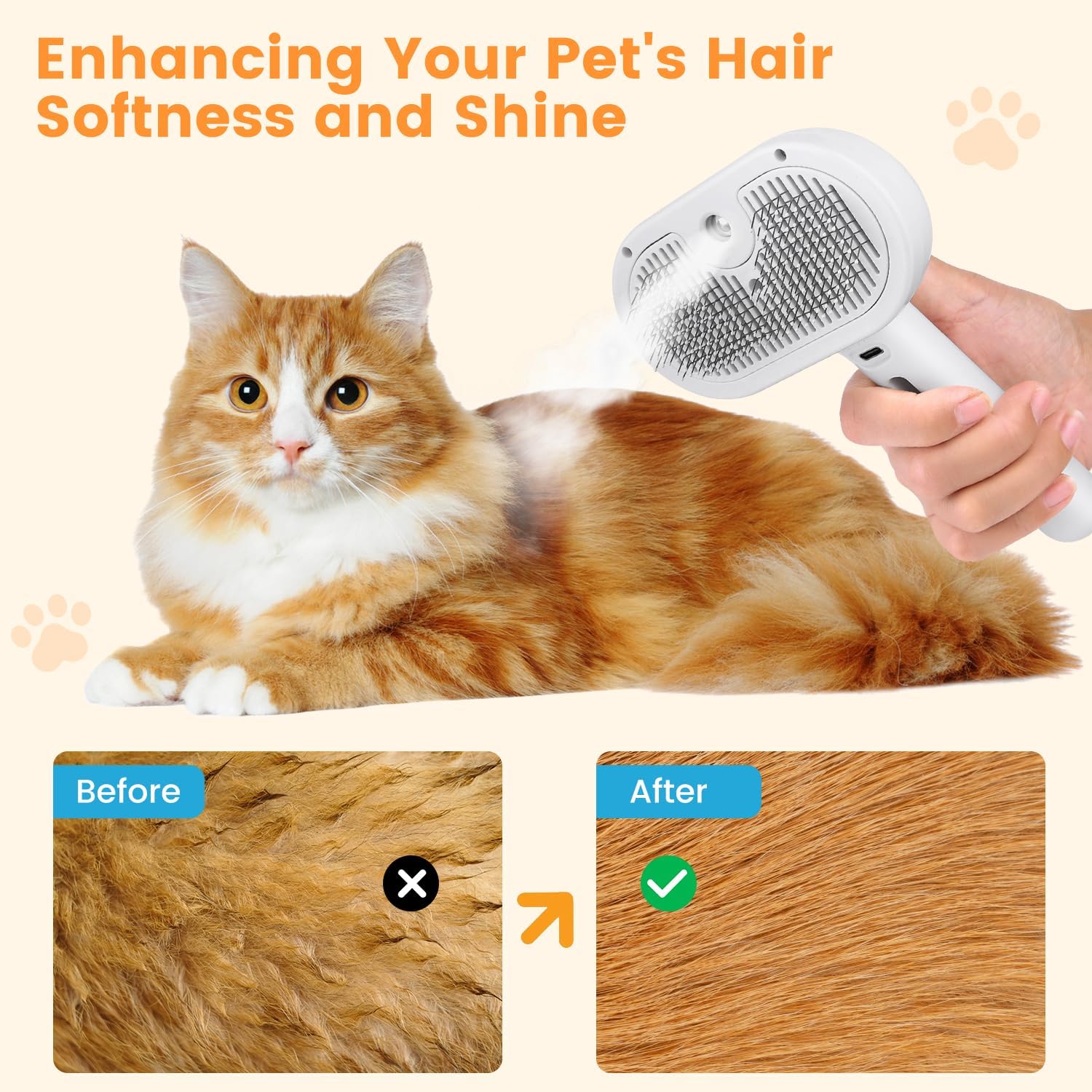 MeyPaw™ Pro - 3 in 1 Pet Grooming Brush | Groom Like a PAWfessional 🐾