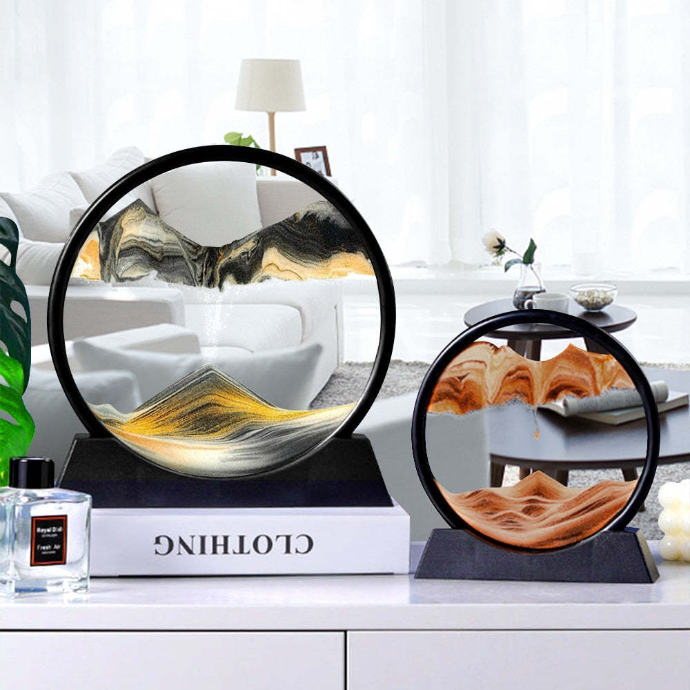 MeyHome™ Serenity Hourglass - Eye-Friendly Decor for Relaxation and Harmony 🌟
