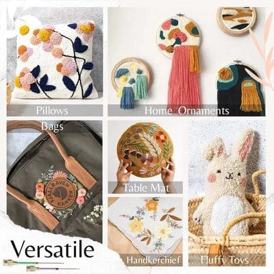 MeyStitch™ - Punch Needle Embroidery Kit | Elevate Your Sewing Craft!