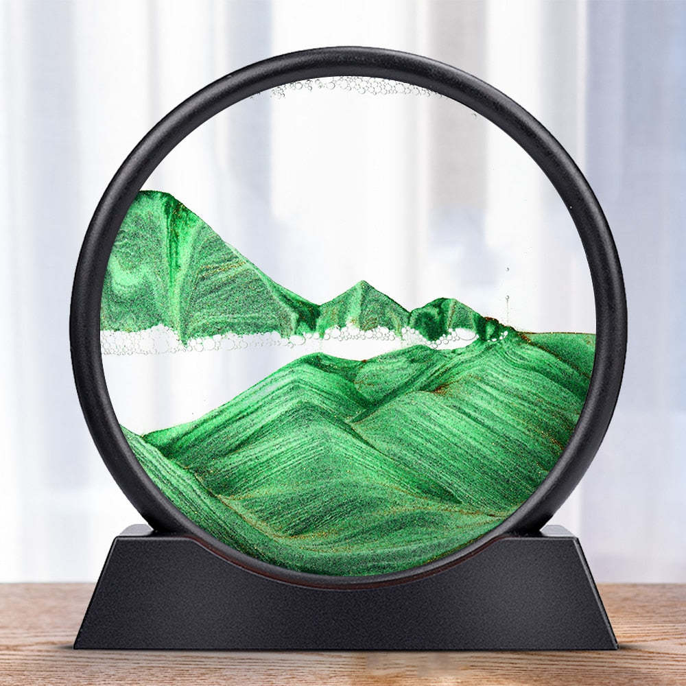 MeyHome™ Serenity Hourglass - Eye-Friendly Decor for Relaxation and Harmony 🌟
