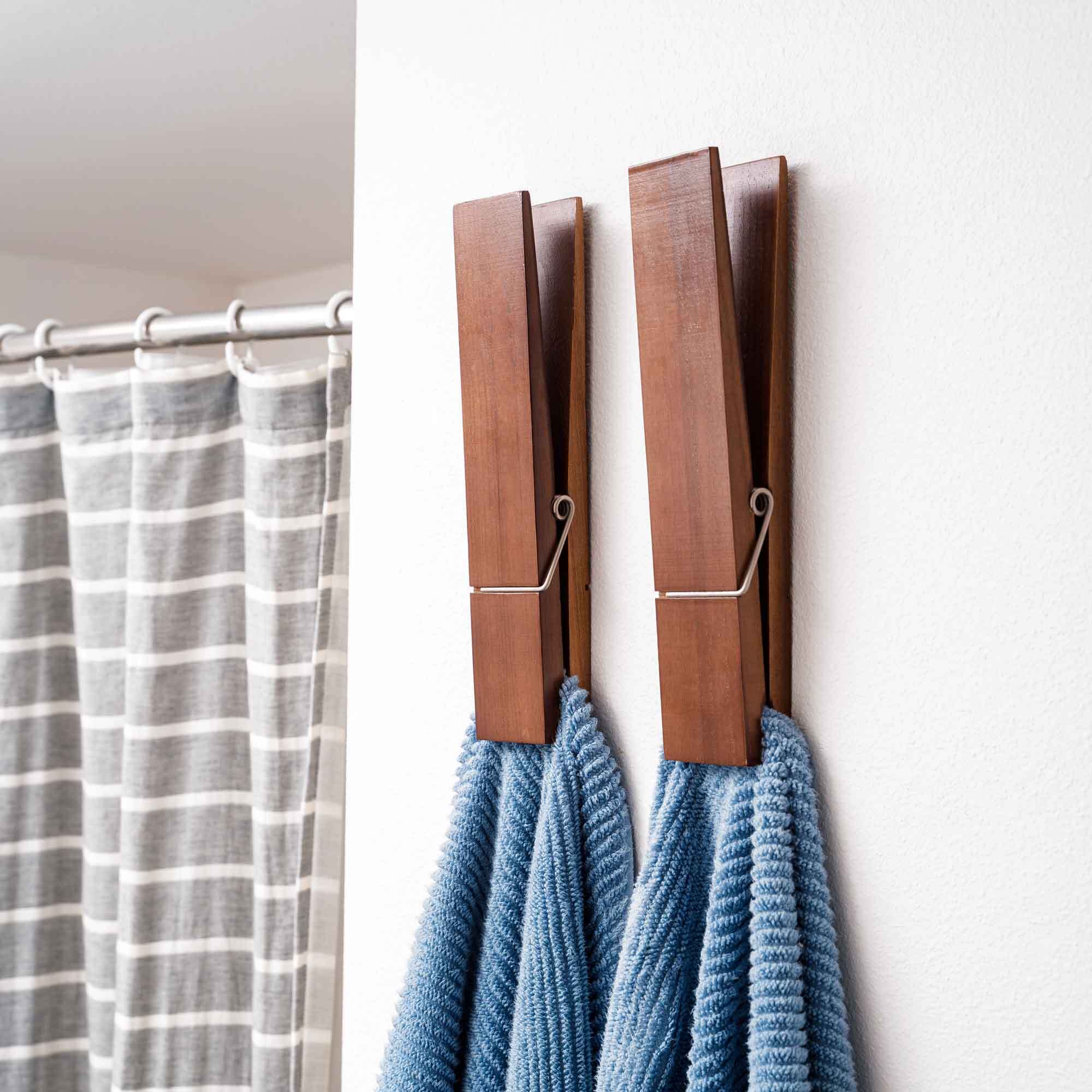 MeyHome™ Natura Wooden Towel Holder | Rustic Charm Meets Everyday Functionality | BUNDLE OFFER