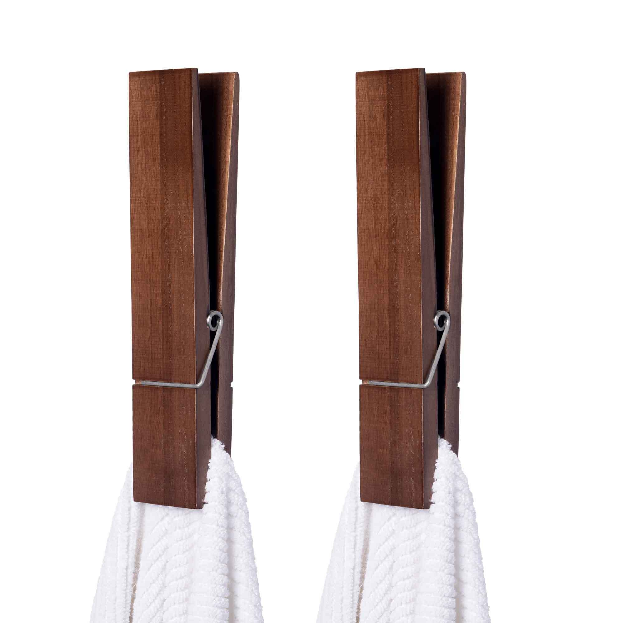 MeyHome™ Natura Wooden Towel Holder | Rustic Charm Meets Everyday Functionality | BUNDLE OFFER