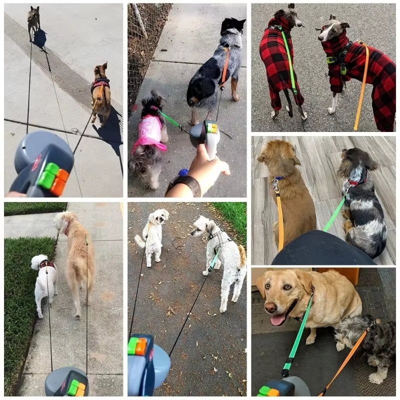 MeyWalk™ Pro Dual Dog Leash | The Pawfessional Dual Dog Leash for Effortless Walks