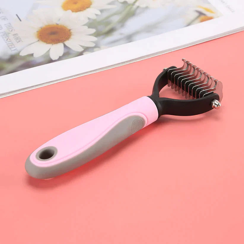 MeyFur™ Pro - 2 in 1 Deshedding & Detangling Comb | Designed By Pawfessionals, Trusted By Pet Parents