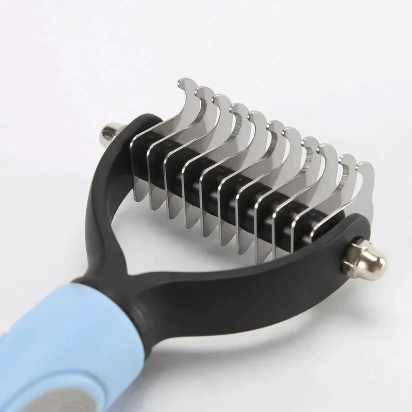 MeyFur™ Pro - 2 in 1 Deshedding & Detangling Comb | Designed By Pawfessionals, Trusted By Pet Parents