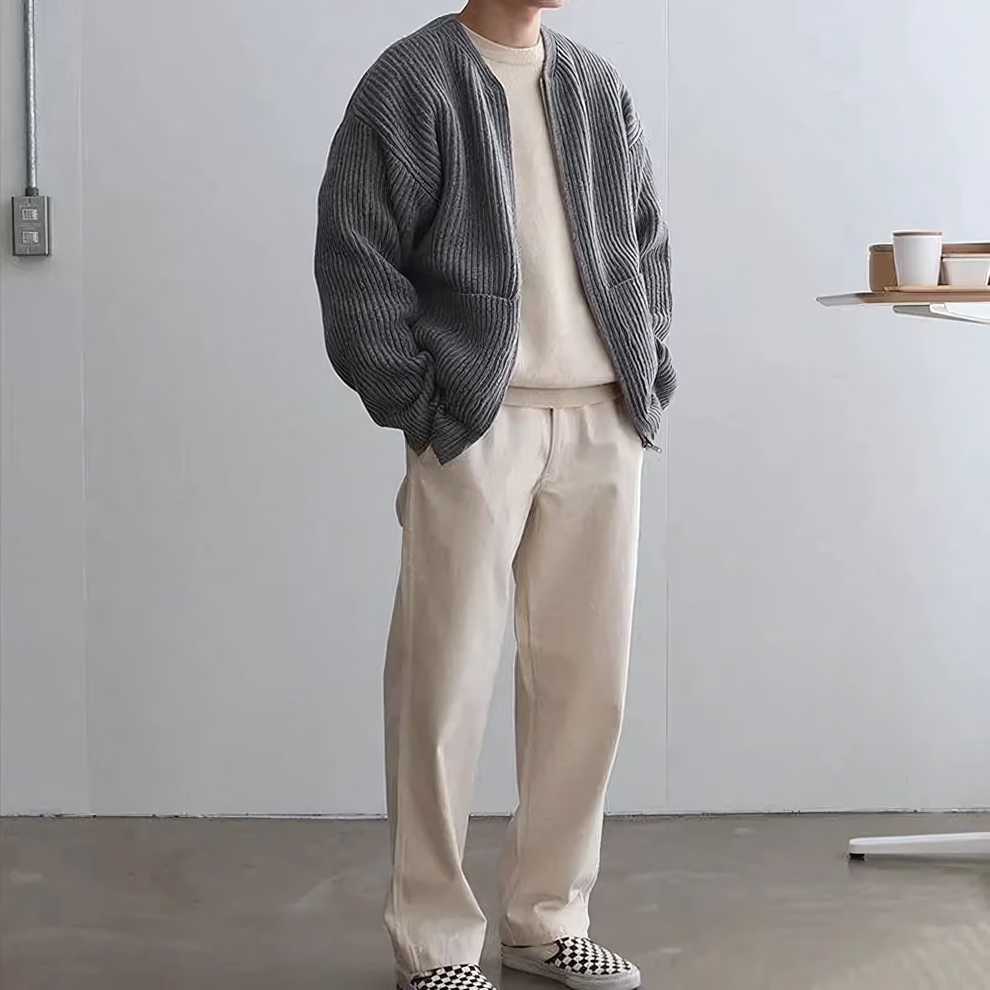 MeyWear™ Classic Knit Cardigan - Effortless Sophistication, Ultimate Comfort