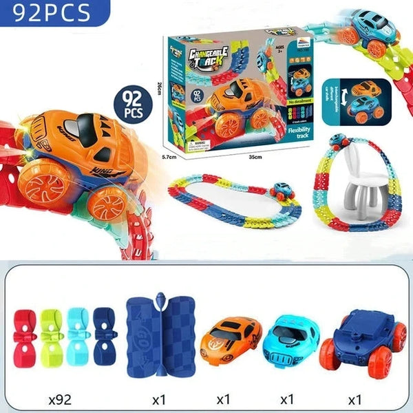 MeyTrack™ Zero Gravity Racing Adventure Set | Build, Create, Defy Gravity —The Ultimate Toy for Budding Engineers!
