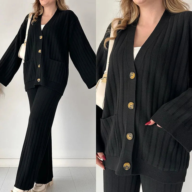 Eleanor Two-Piece Knit Set | Effortless Elegance, Wrapped in Comfort
