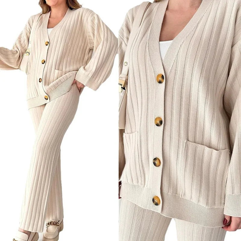 Eleanor Two-Piece Knit Set | Effortless Elegance, Wrapped in Comfort