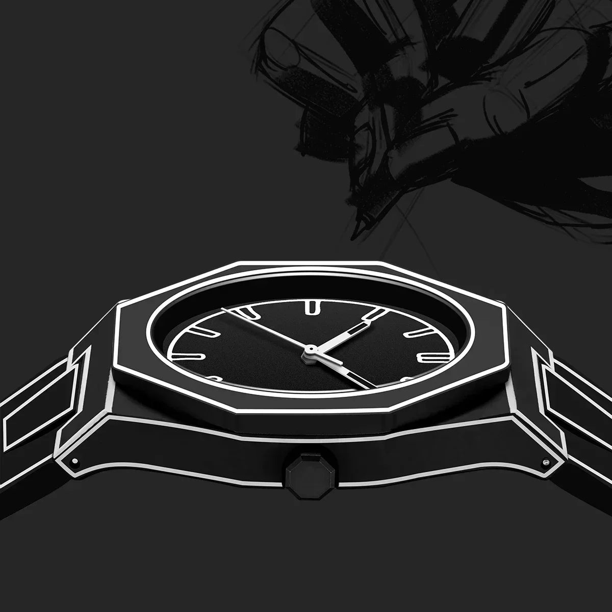 Carbelli Arc 2D Sketch Watch