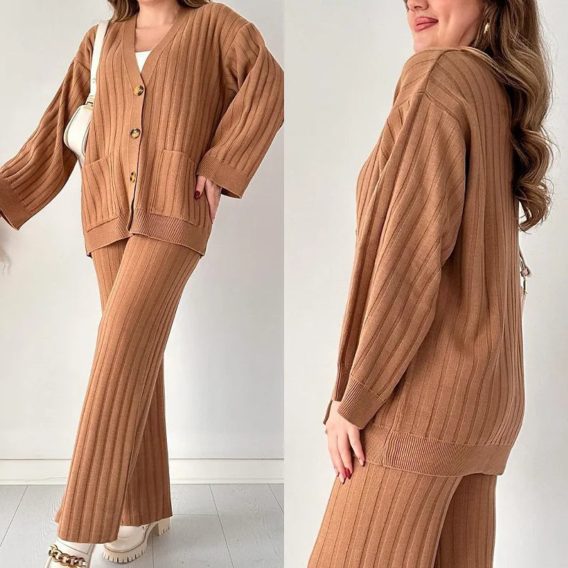 Eleanor Two-Piece Knit Set | Effortless Elegance, Wrapped in Comfort