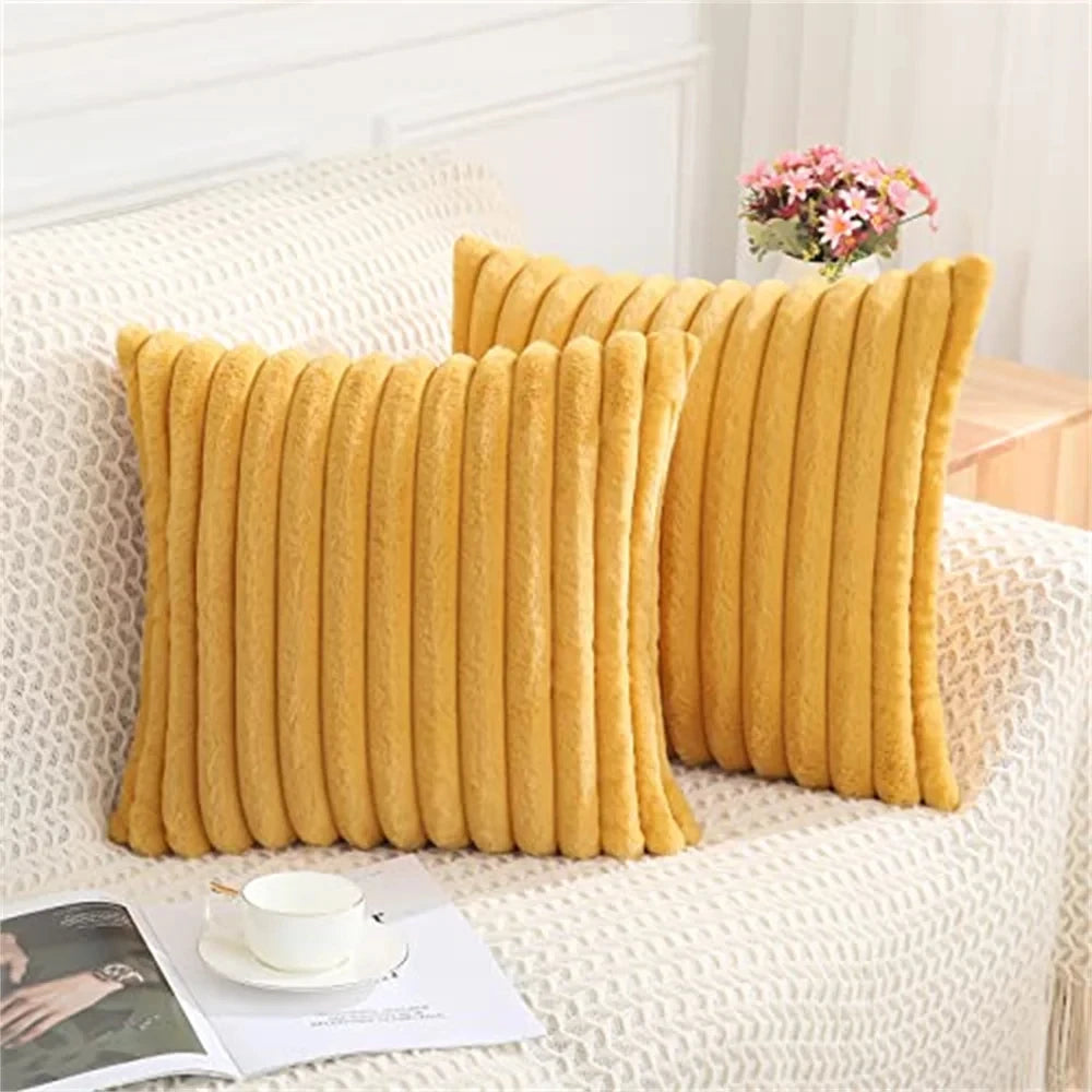 MeyHome™ Super Soft Faux Fur Pillow Cover | Softness You Can See, Comfort You Can Feel