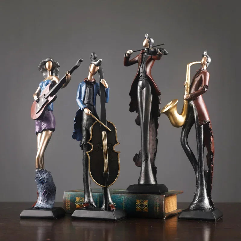 The Timeless Jazz Quartet Sculptures
