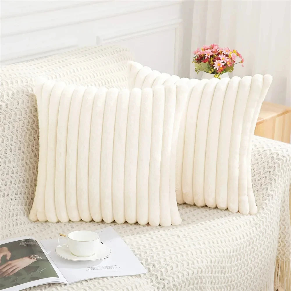 MeyHome™ Super Soft Faux Fur Pillow Cover | Softness You Can See, Comfort You Can Feel