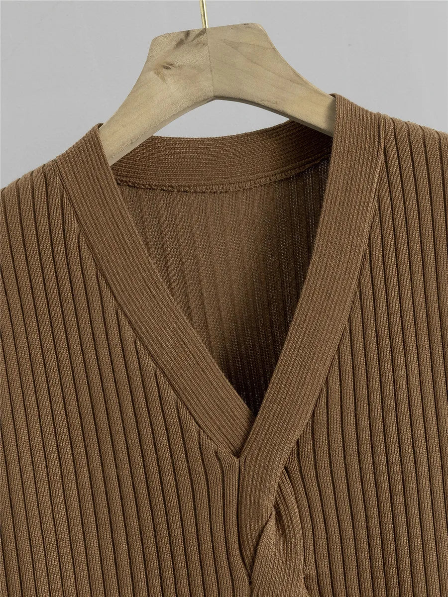 MeyChic™ - Ribbed Knitwear Set