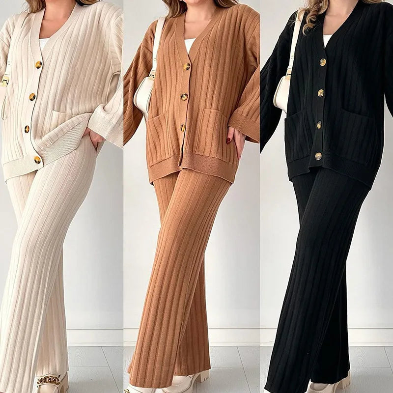 Eleanor Two-Piece Knit Set | Effortless Elegance, Wrapped in Comfort