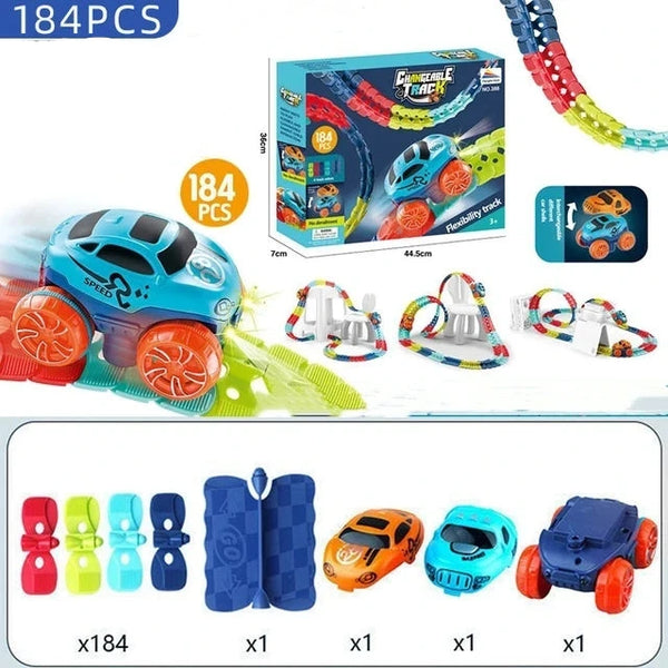 MeyTrack™ Zero Gravity Racing Adventure Set | Build, Create, Defy Gravity —The Ultimate Toy for Budding Engineers!