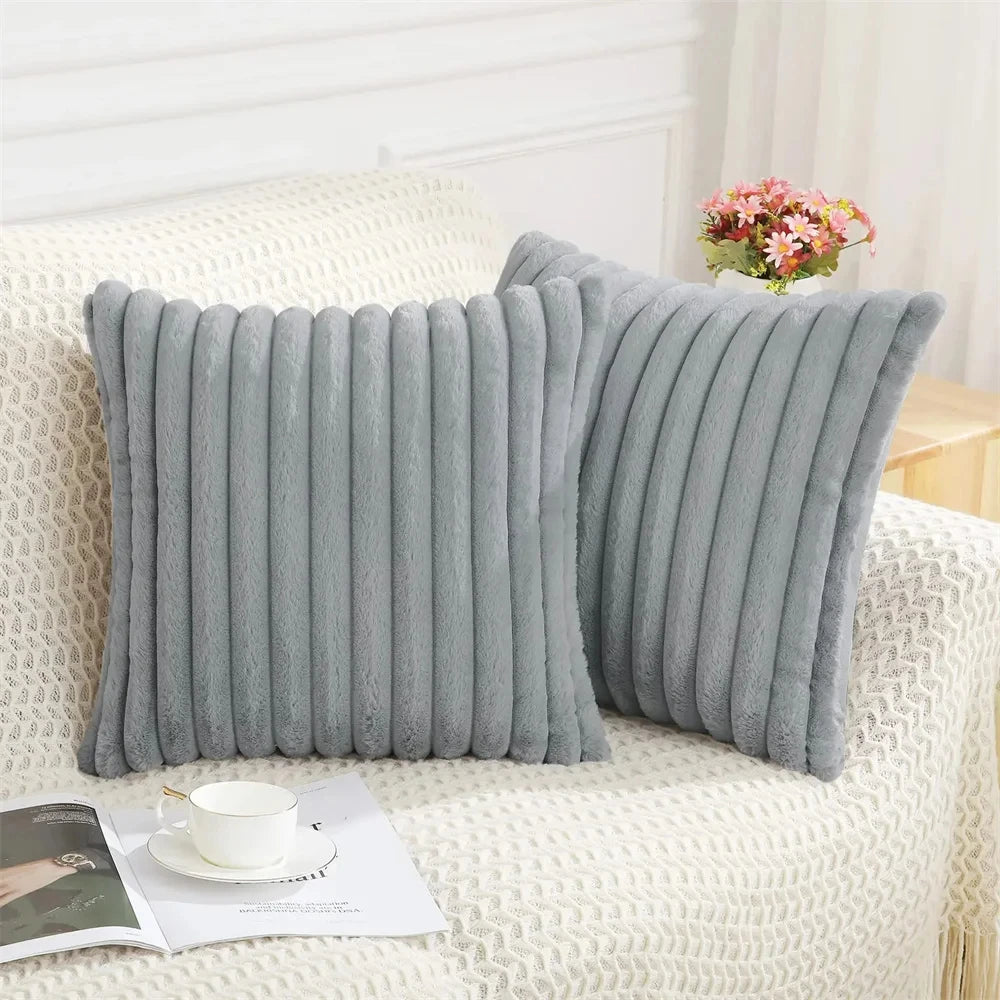 MeyHome™ Super Soft Faux Fur Pillow Cover | Softness You Can See, Comfort You Can Feel