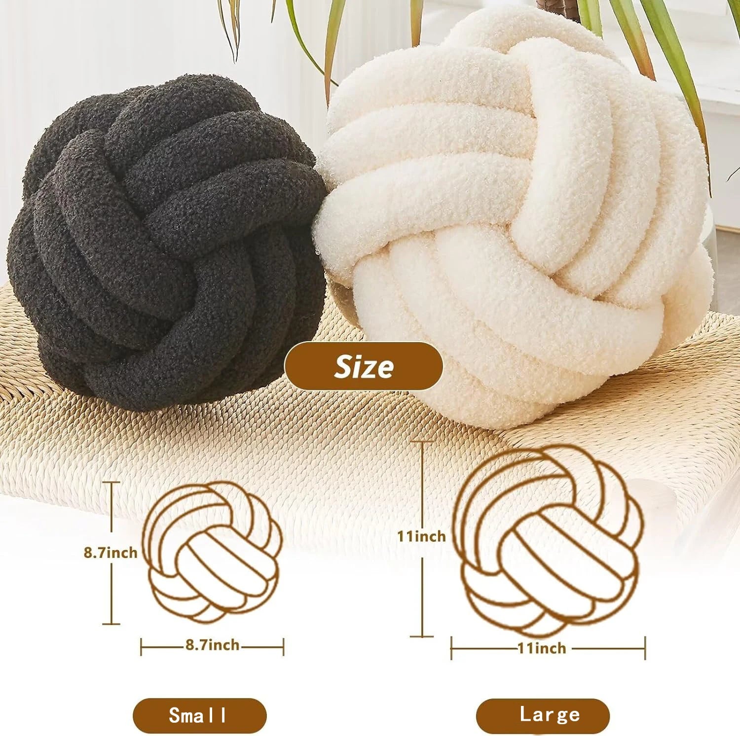 MeyHome™ Cozy Ultra-Soft Knot Pillows