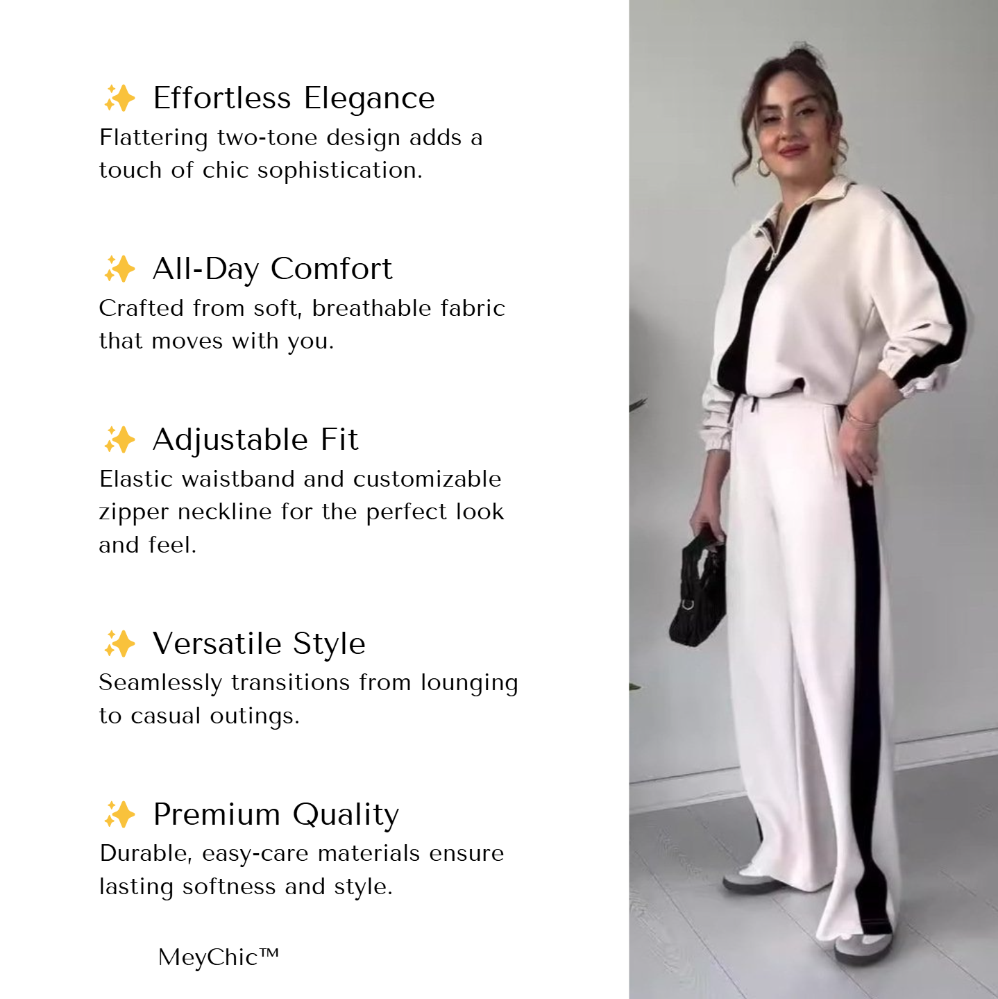 MeyChic™ Two-Tone Lounge Set | Where Relaxation Meets Elegance – Effortless Style for Every Occasion✨