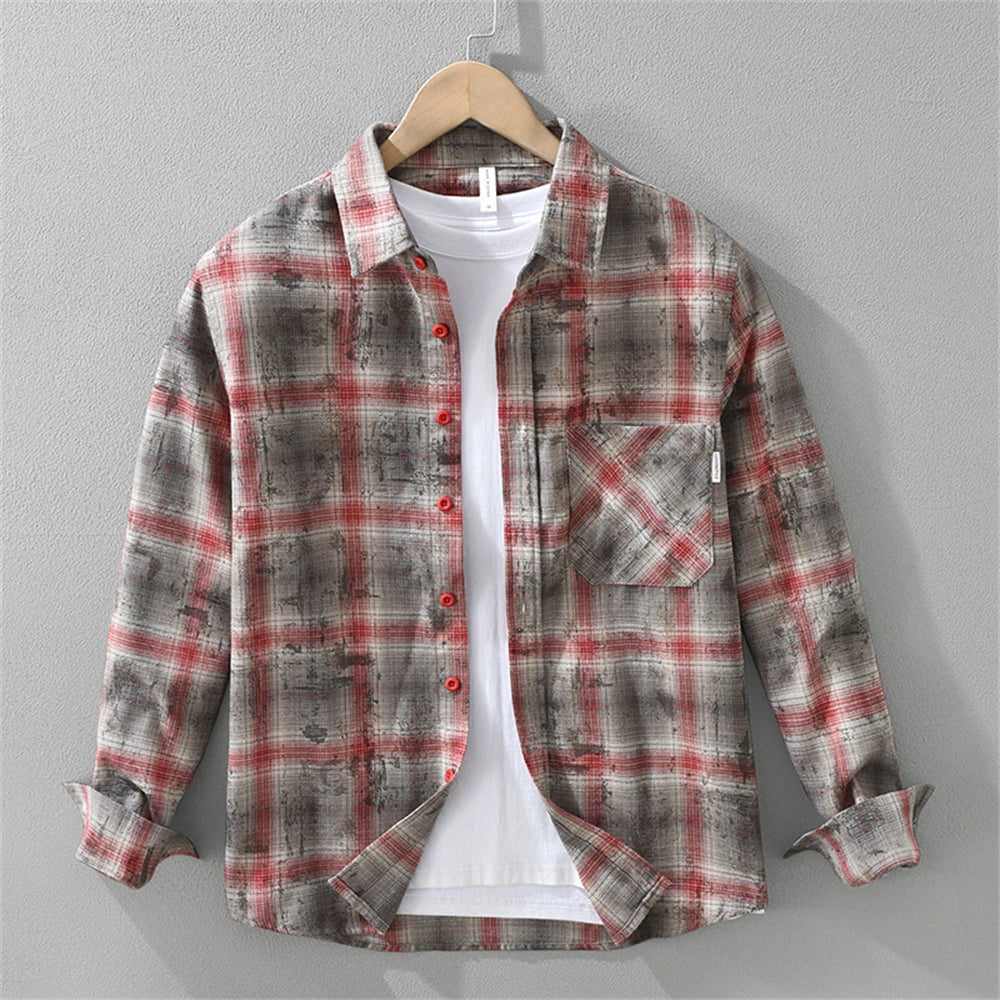 The Carter Button-Up Flannel Shirt