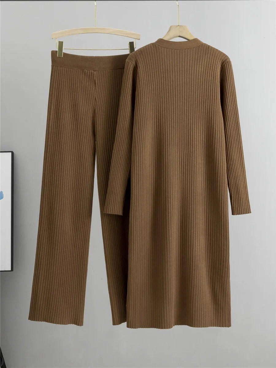 MeyChic™ - Ribbed Knitwear Set