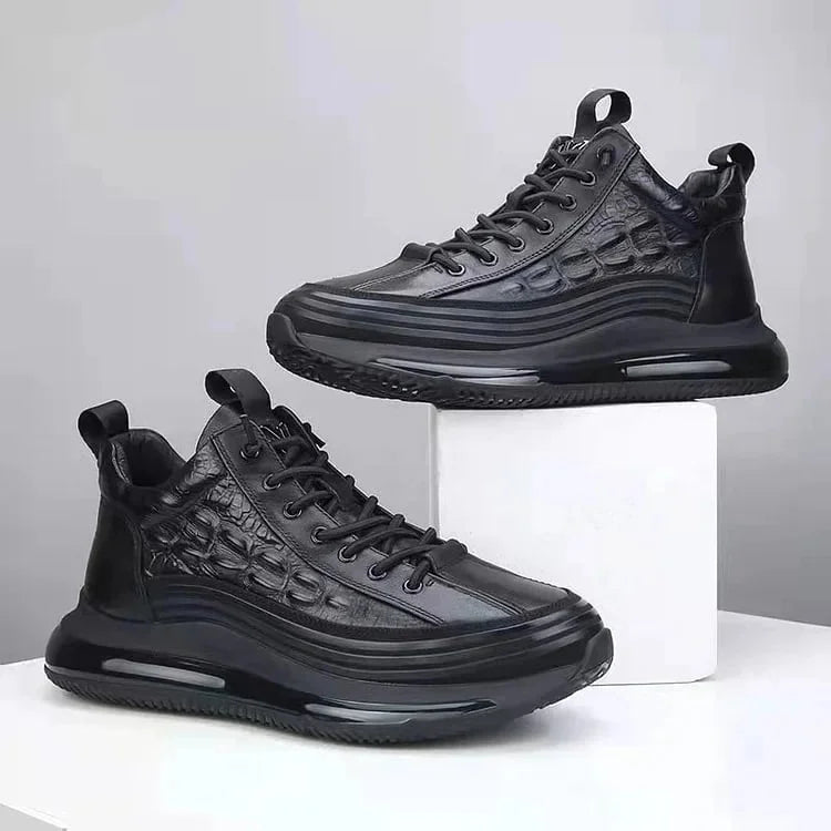 MeyStride™ - Premium Croc-Embossed Sneakers | Step Into Effortless Style and Confidence