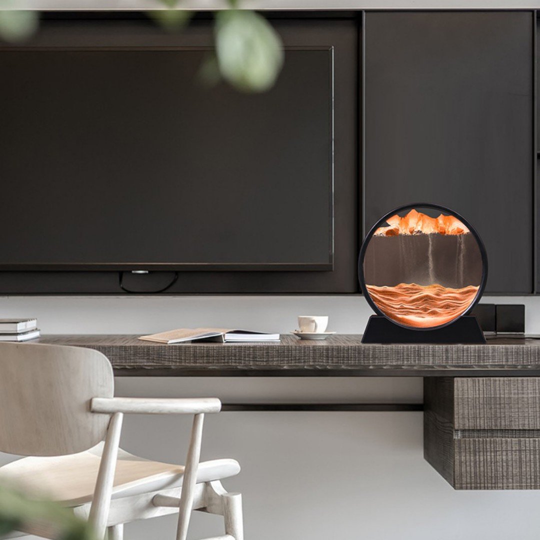 MeyHome™ Serenity Hourglass - Eye-Friendly Decor for Relaxation and Harmony 🌟