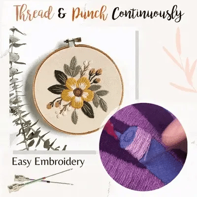 MeyStitch™ - Punch Needle Embroidery Kit | Elevate Your Sewing Craft!