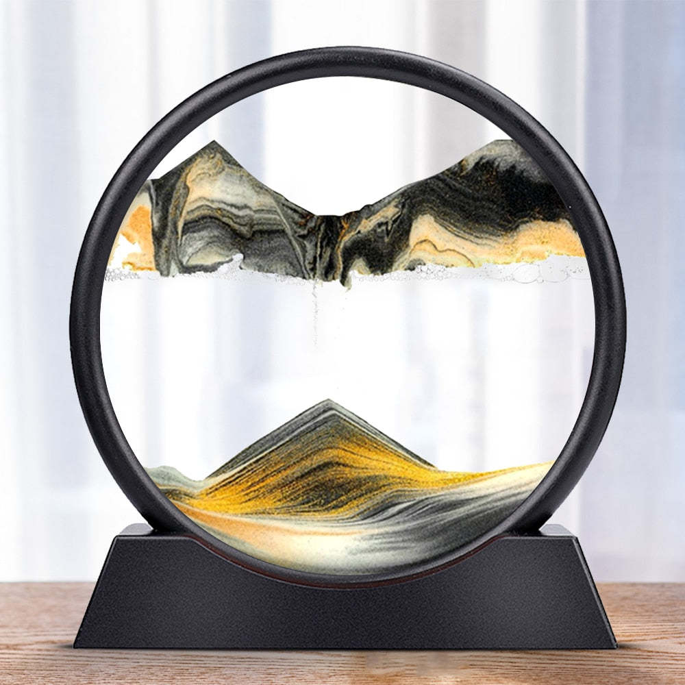 MeyHome™ Serenity Hourglass - Eye-Friendly Decor for Relaxation and Harmony 🌟