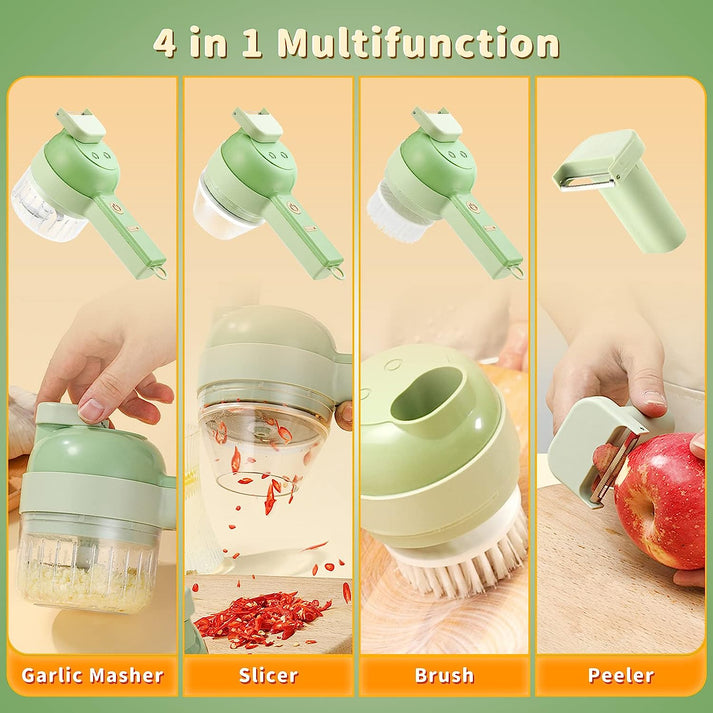 MeySlice™ - 4 in 1 Electric Chopper | The Ultimate Kitchen Companion for Effortless Cooking!