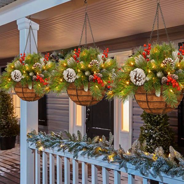 EverTree Pre-Lit Hanging Christmas Decoration