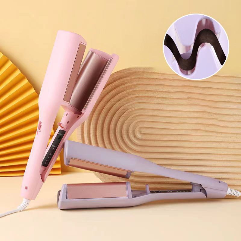 Meyrille WaveLuxe™ French Curling Iron: Effortless, Chic Waves in Minutes