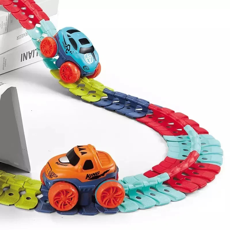 MeyTrack™ Zero Gravity Racing Adventure Set | Build, Create, Defy Gravity —The Ultimate Toy for Budding Engineers!