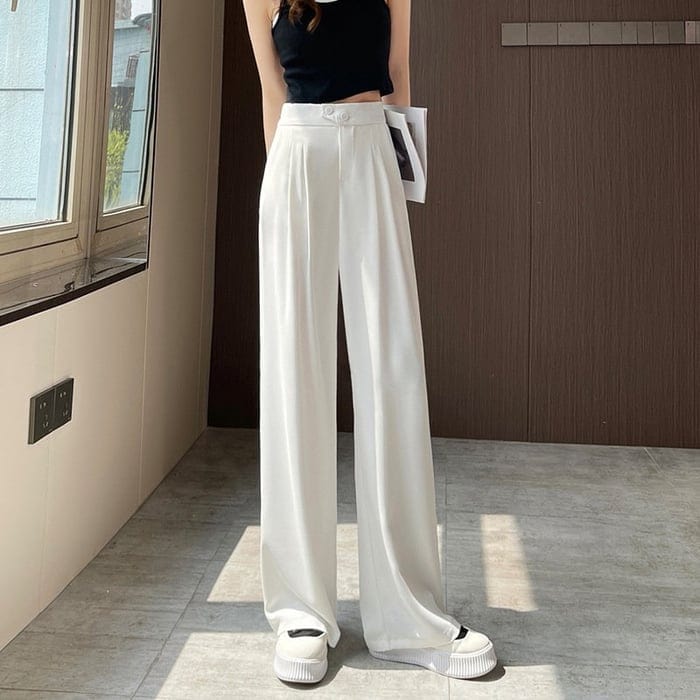 MeyChic™ High Waist Stretch Trousers | Elevate Your Style with Unmatched Comfort