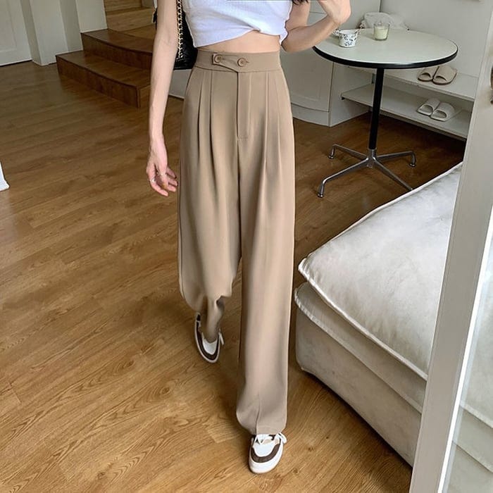 MeyChic™ High Waist Stretch Trousers | Elevate Your Style with Unmatched Comfort