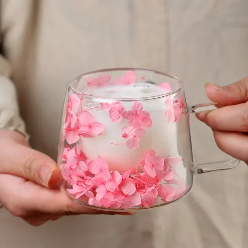 Blossom Dreams Floral Double-Walled Mug