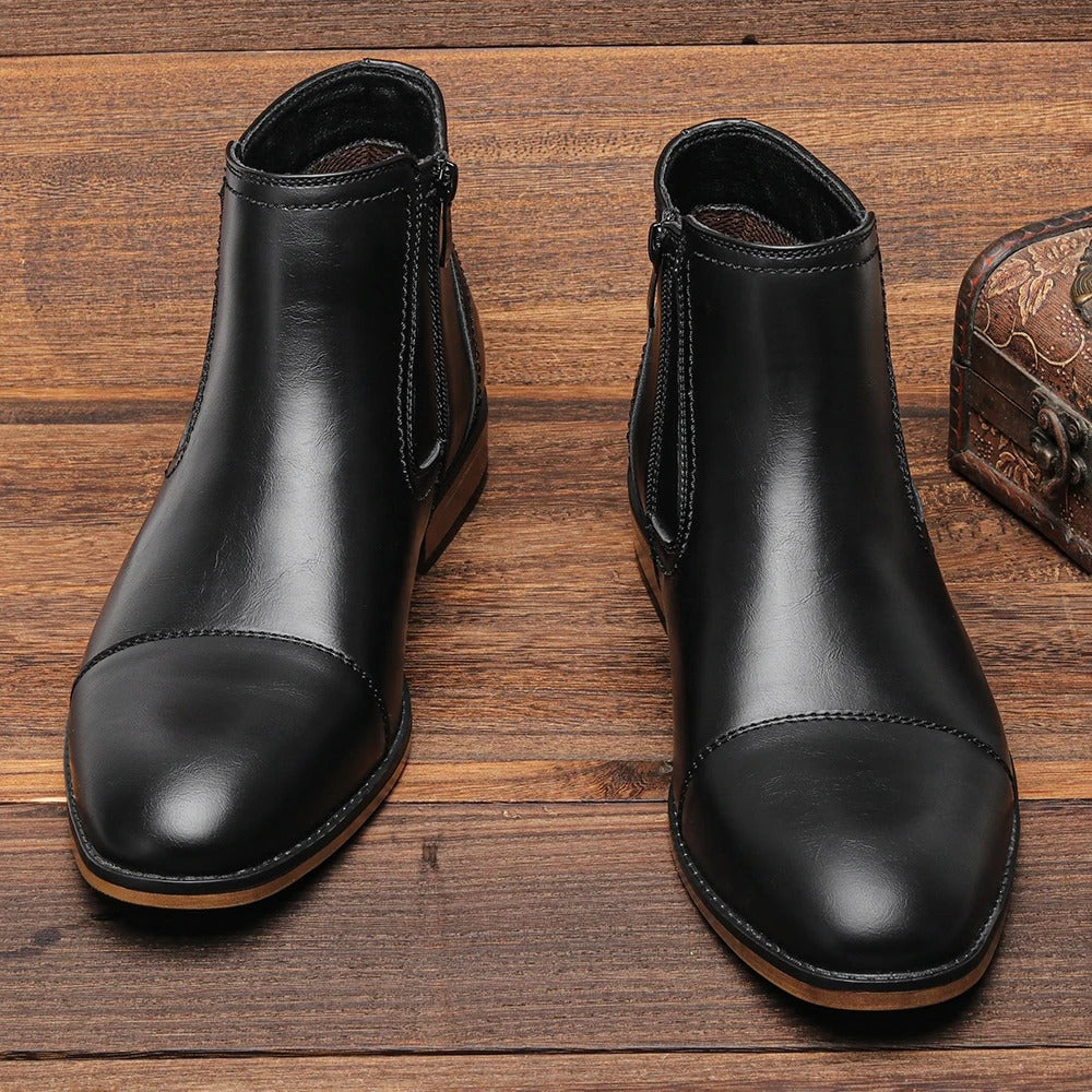 Antonio Moretti Leather Ankle Boots