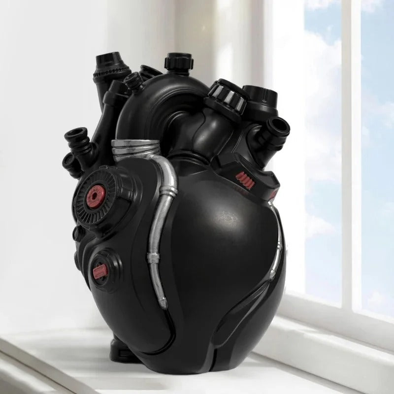 MeyHome™ Engine & Heart Vase – The Ultimate Fusion of Art & Power