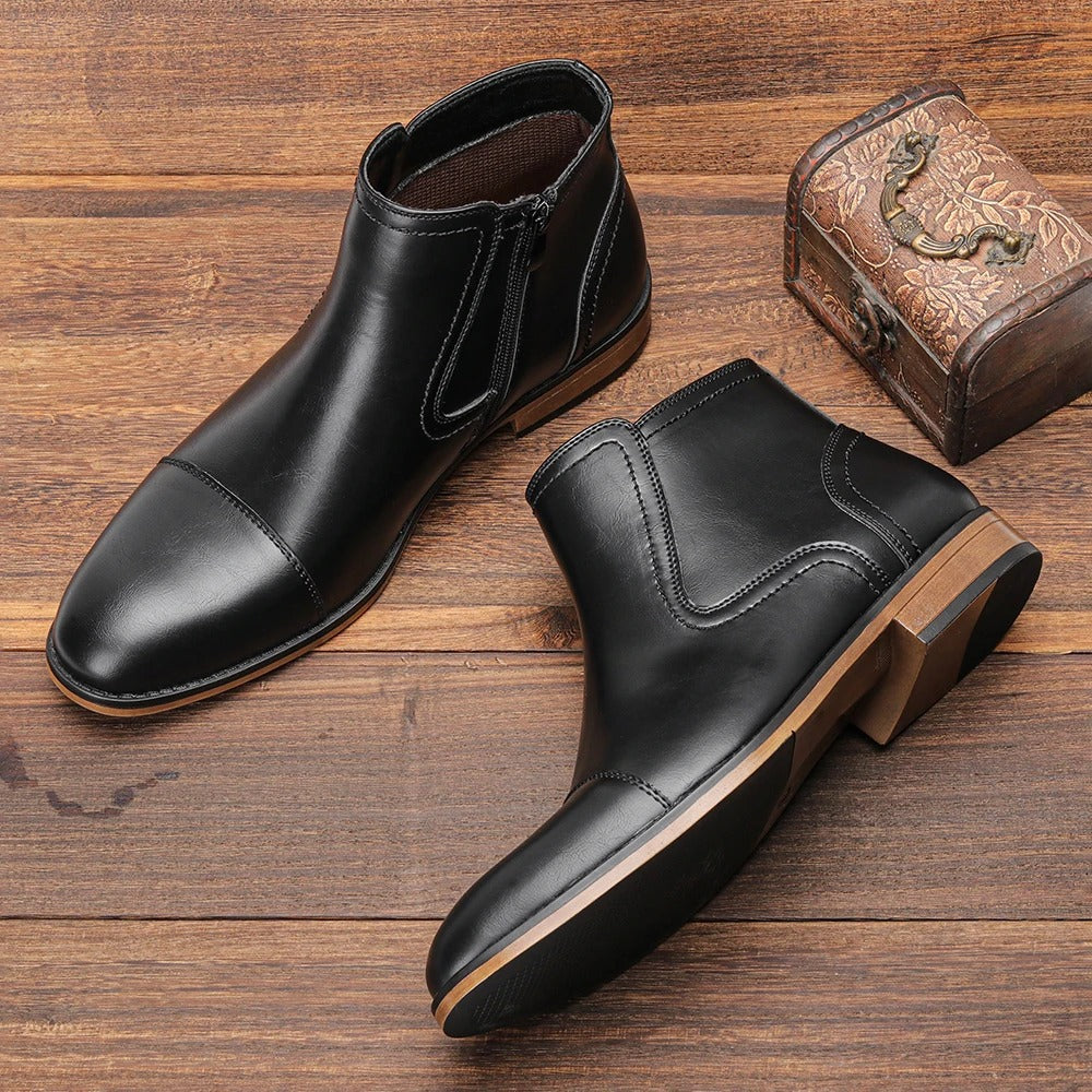 Antonio Moretti Leather Ankle Boots